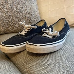 Black Authentic Vans